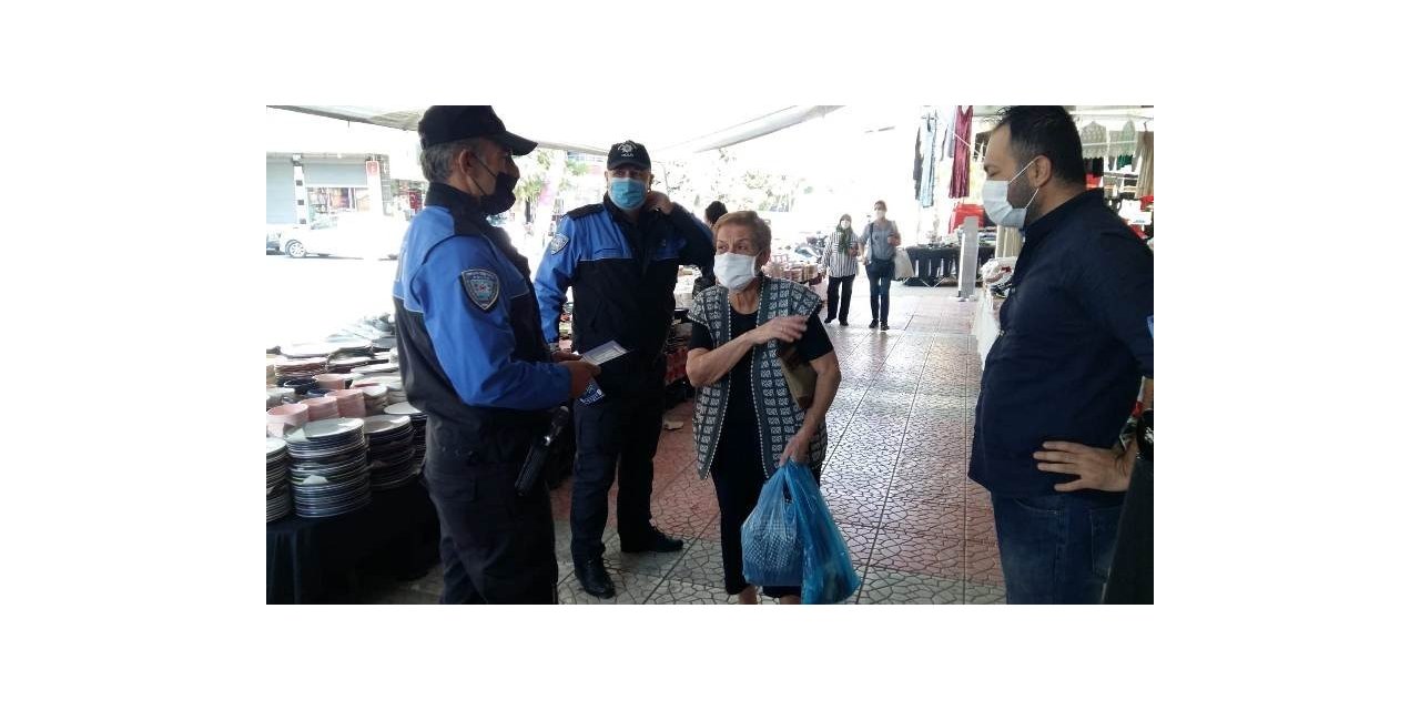 Mersin polisi korona virüse karşı vatandaşları bilgilendirdi