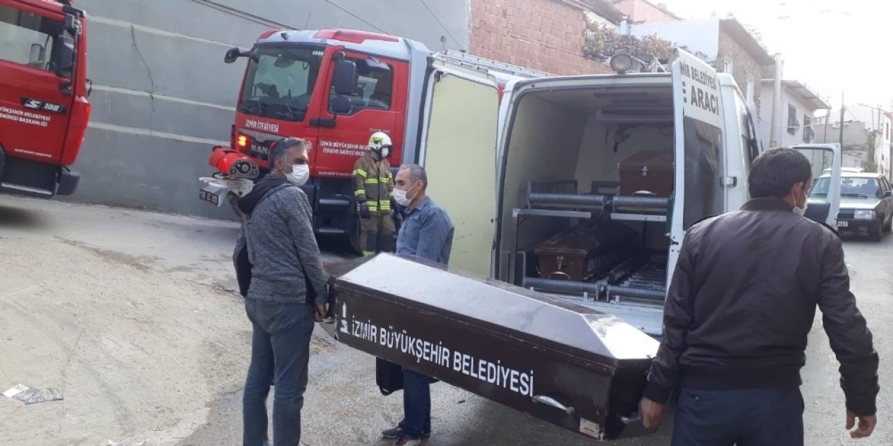 Yaşlı adam, sobadan çıkan yangında feci şekilde can verdi