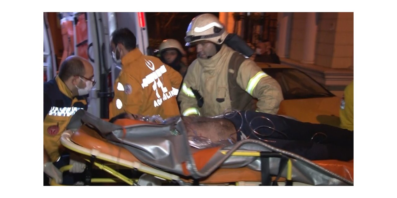 Şişli’de bir binanın 5’inci katında korkutan yangın: 1 ağır yaralı