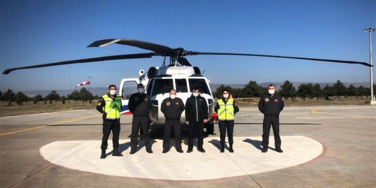 Helikopterli havadan trafik denetiminde ceza yağdı