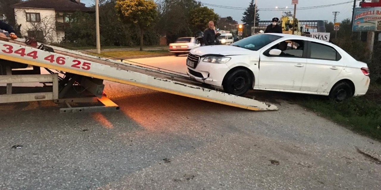 Polisin ’dur’ ihtarına uymadı kanala uçtu