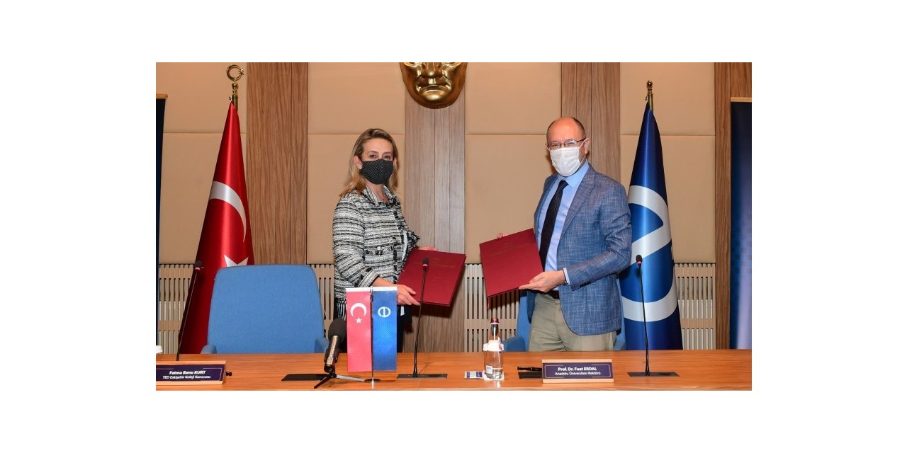 Anadolu Üniversitesi TED Eskişehir Koleji ile "Eğitim İş Birliği Protokolü" imzaladı