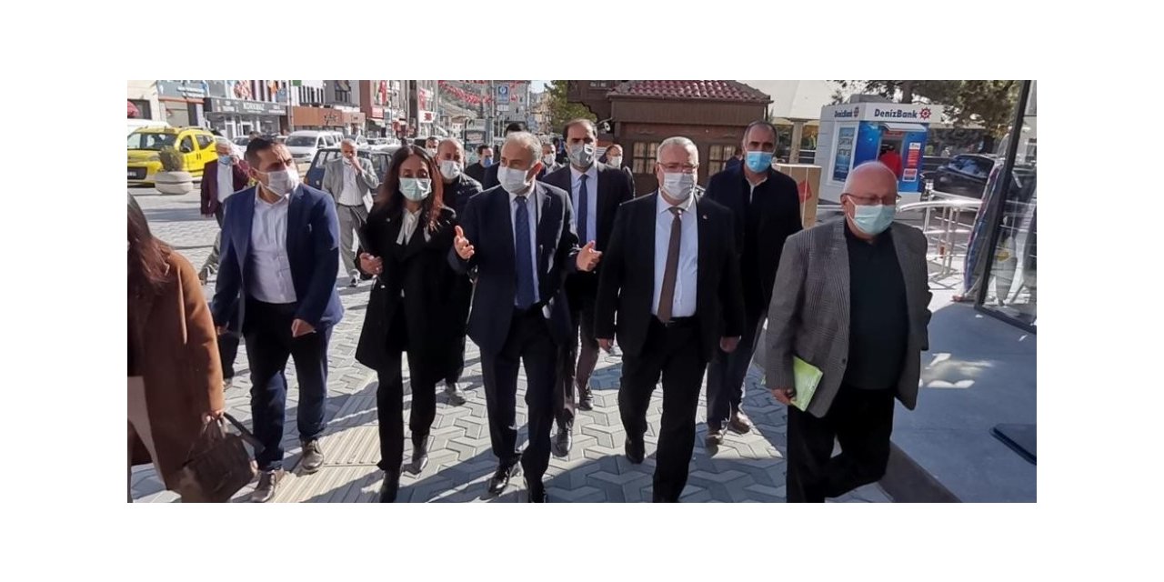 CHP Heyeti Beypazarı’nda vatandaşlarla bir araya geldi