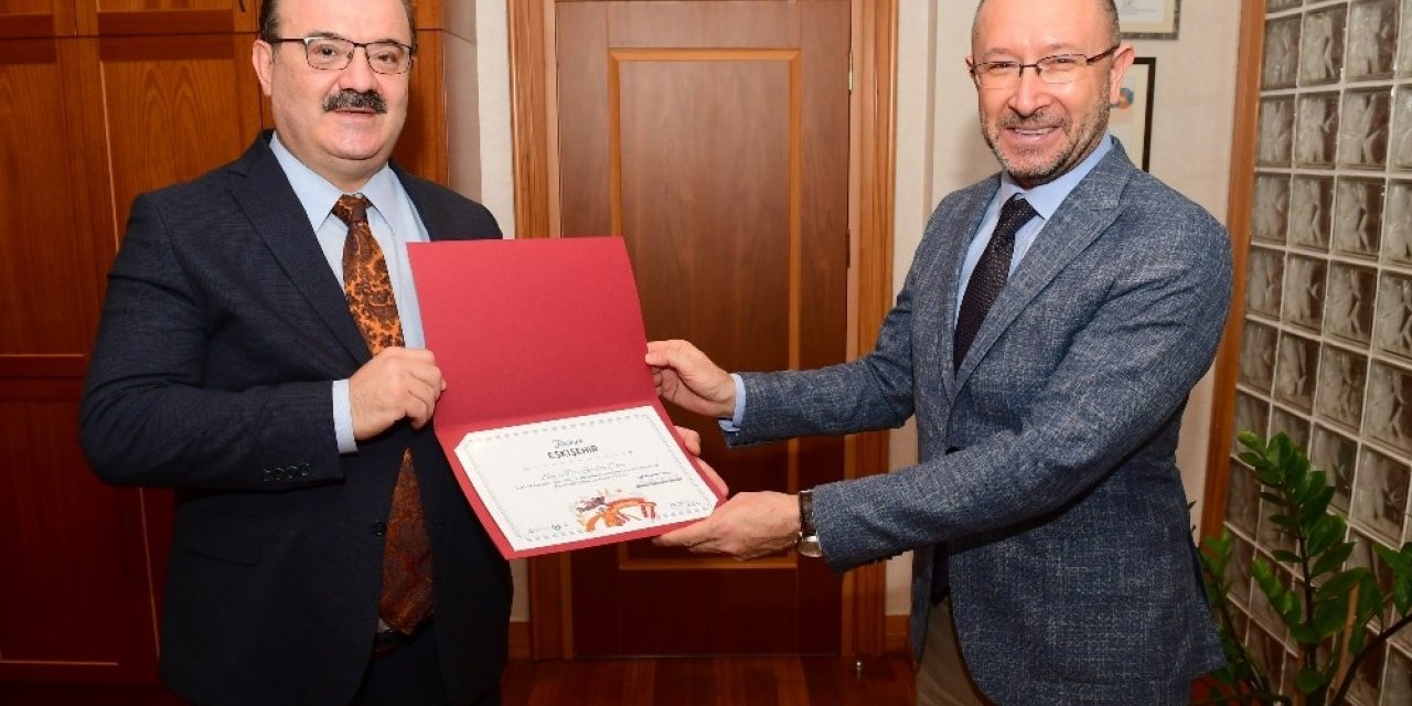 Bakan Yardımcısı Dr. Çam Rektör Erdal’ı ziyaret etti