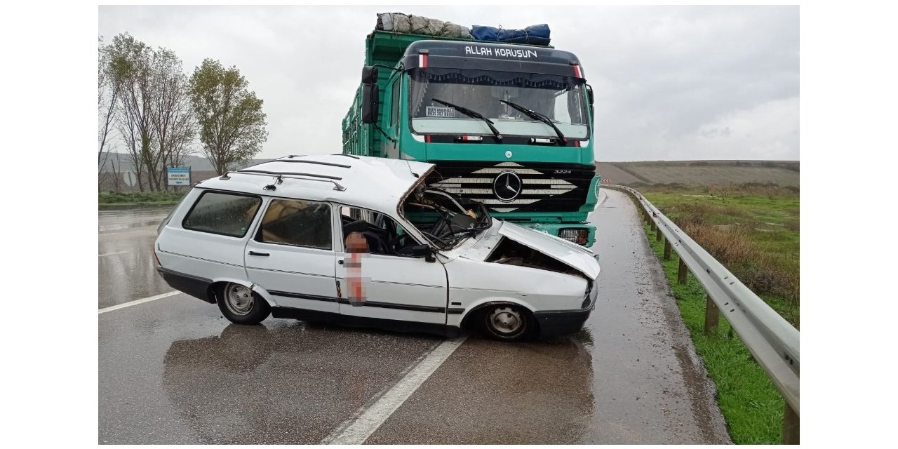 Bursa’da trafik kazası: 1 ölü, 1 yaralı