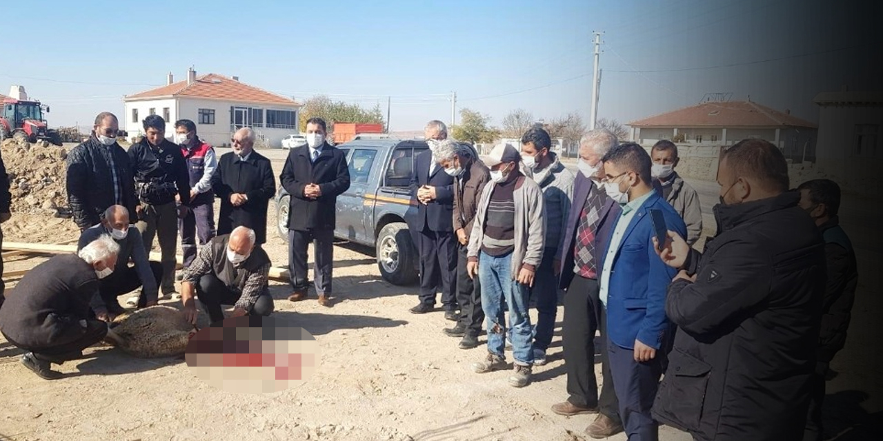 Kulu’da Kur’an kursu temeli kurban kesilerek atıldı