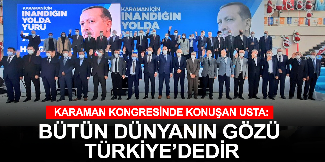 AK Parti Karaman'da Abidin Çağlayan güven tazeledi