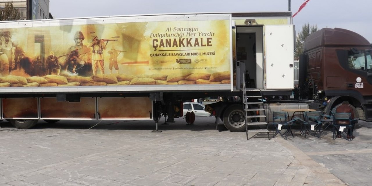Çanakkale Savaşları Mobil Müzesi’ne ilgi
