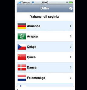 iPhone'la dil öğreten program