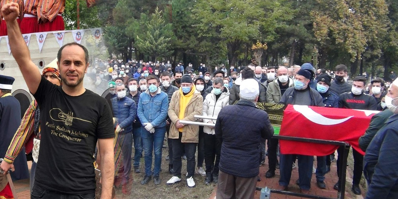Kovide yenik düşen 48 yaşındaki işadamını binlerce kişi uğurladı