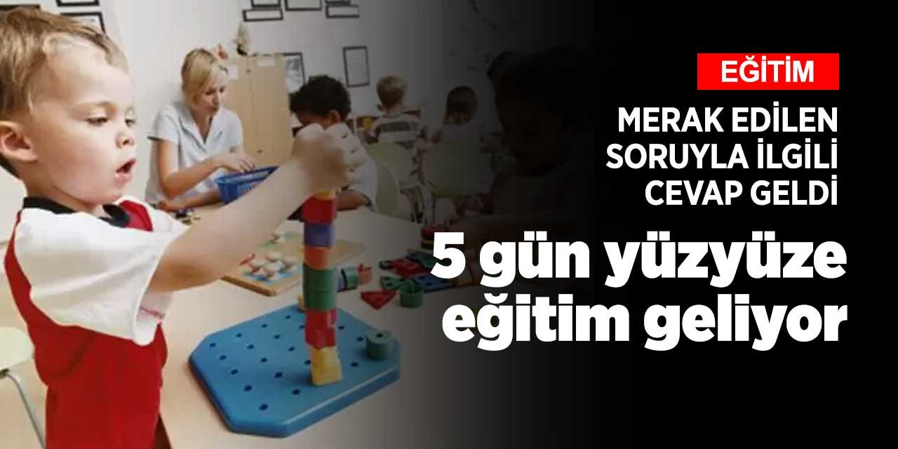 Milli Eğitim Bakanlığı'ndan kreş açıklaması geldi