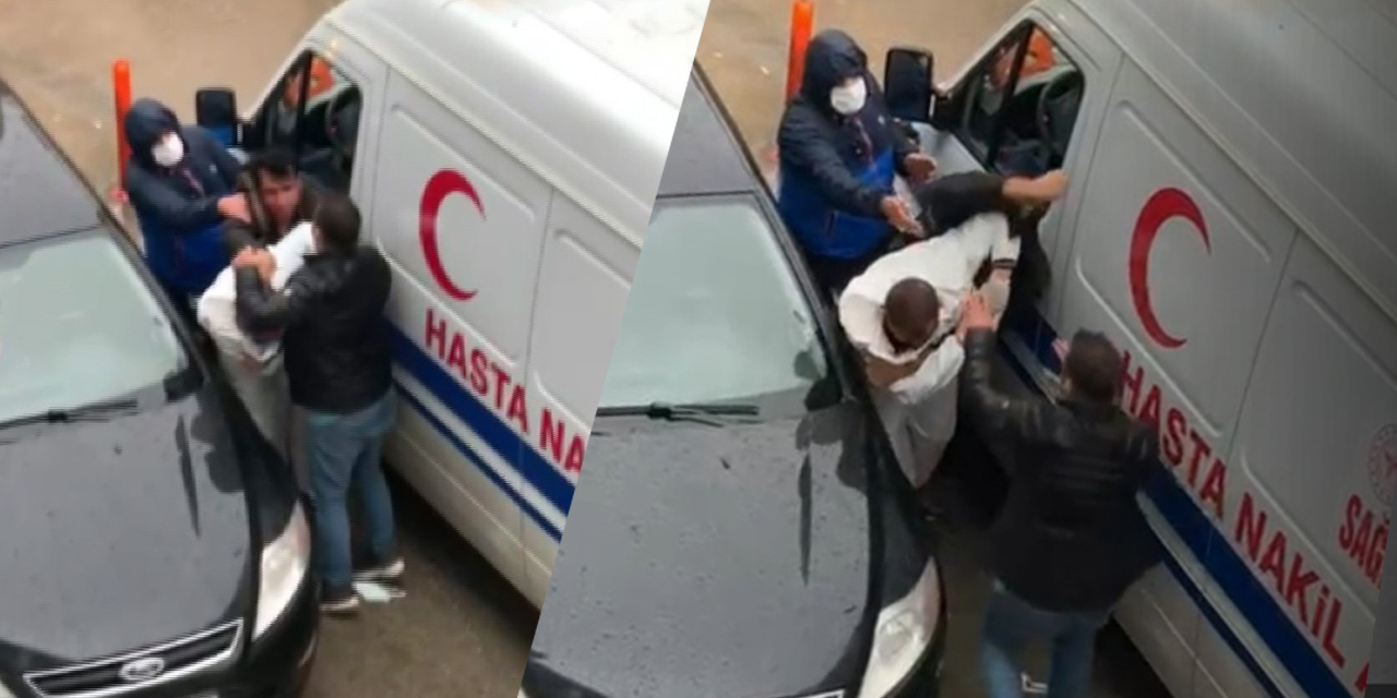’Polisim’ diyerek ambulans şoförünü darp eden emlakçı yakalandı