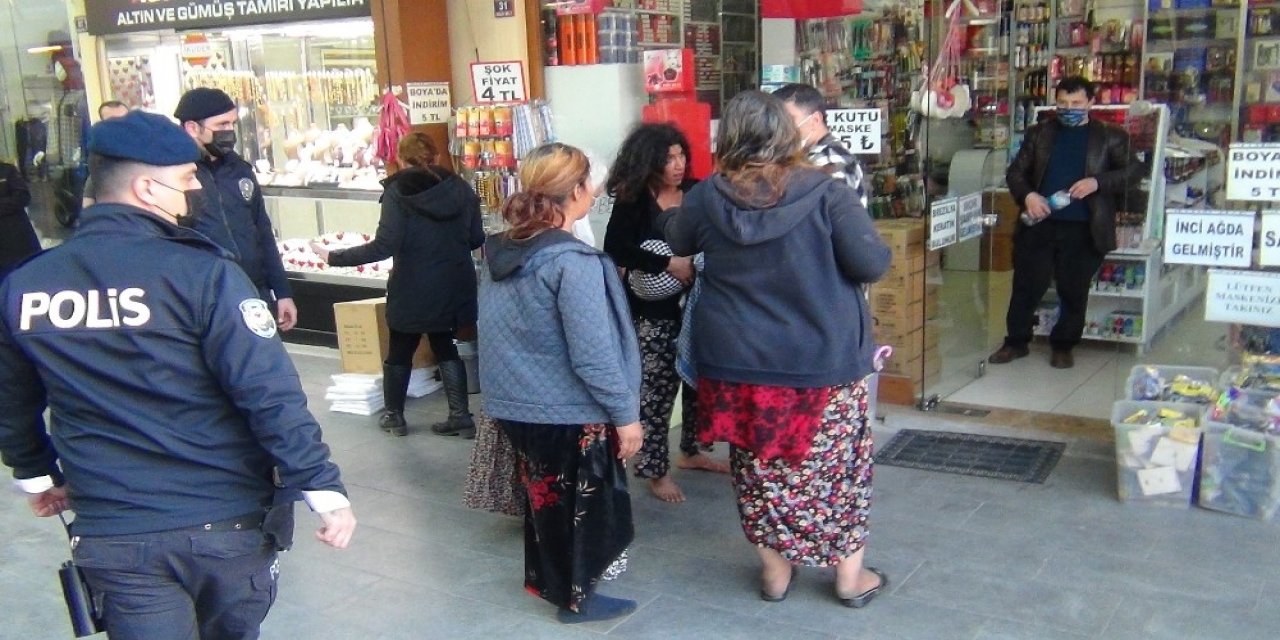 Tırnakçılar çarşıyı sokağa döktü! Çocukların da bulunduğu 10 kişi yakalandı