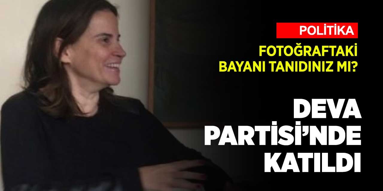 DEVA Partisi İstanbul'da Nazlı Ilıcak detayı