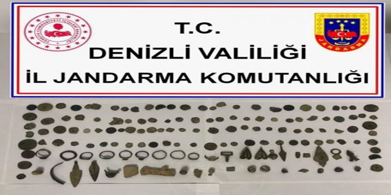 Denizli'de dev uyuşturucu operasyonu! Tam 1 kilo uyuşturucu ve tarihi eserler ele geçirildi