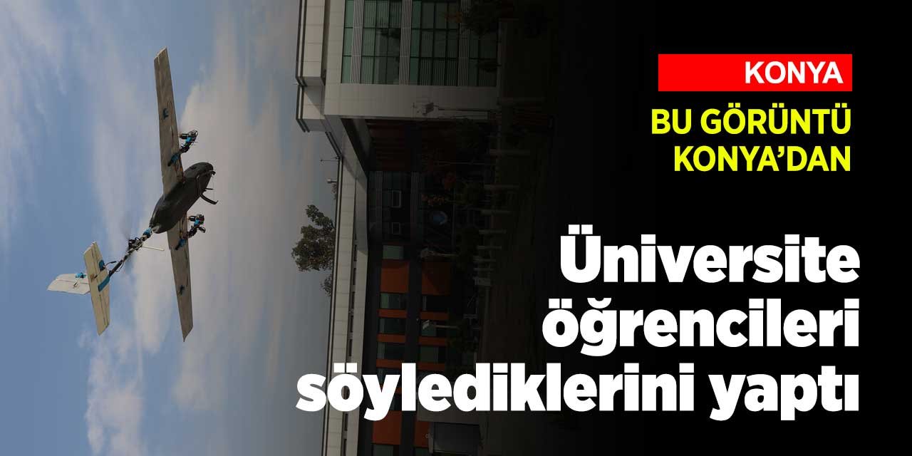 Konya Necmettin Erbakan Üniversitesi öğrencilerinden dikey kalkış yapabilen İHA! Ödül aldı
