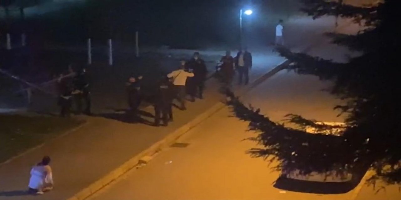 Kısıtlama saatlerinde alacak verecek kavgası! 5 gözaltı