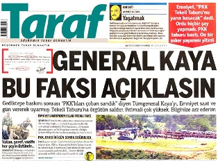Taraf'tan çok konuşulacak manşet