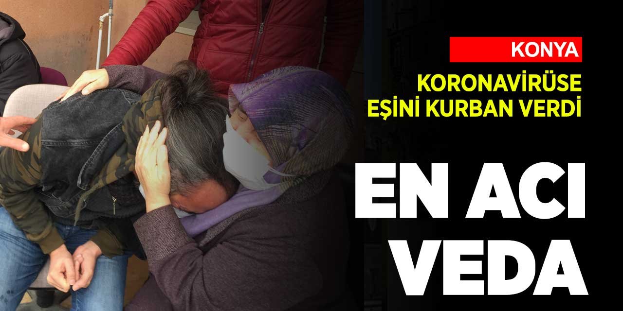 Konya'da koronavirüse yenik düşen hemşire Selver Kuşçu Ünal toprağa verildi
