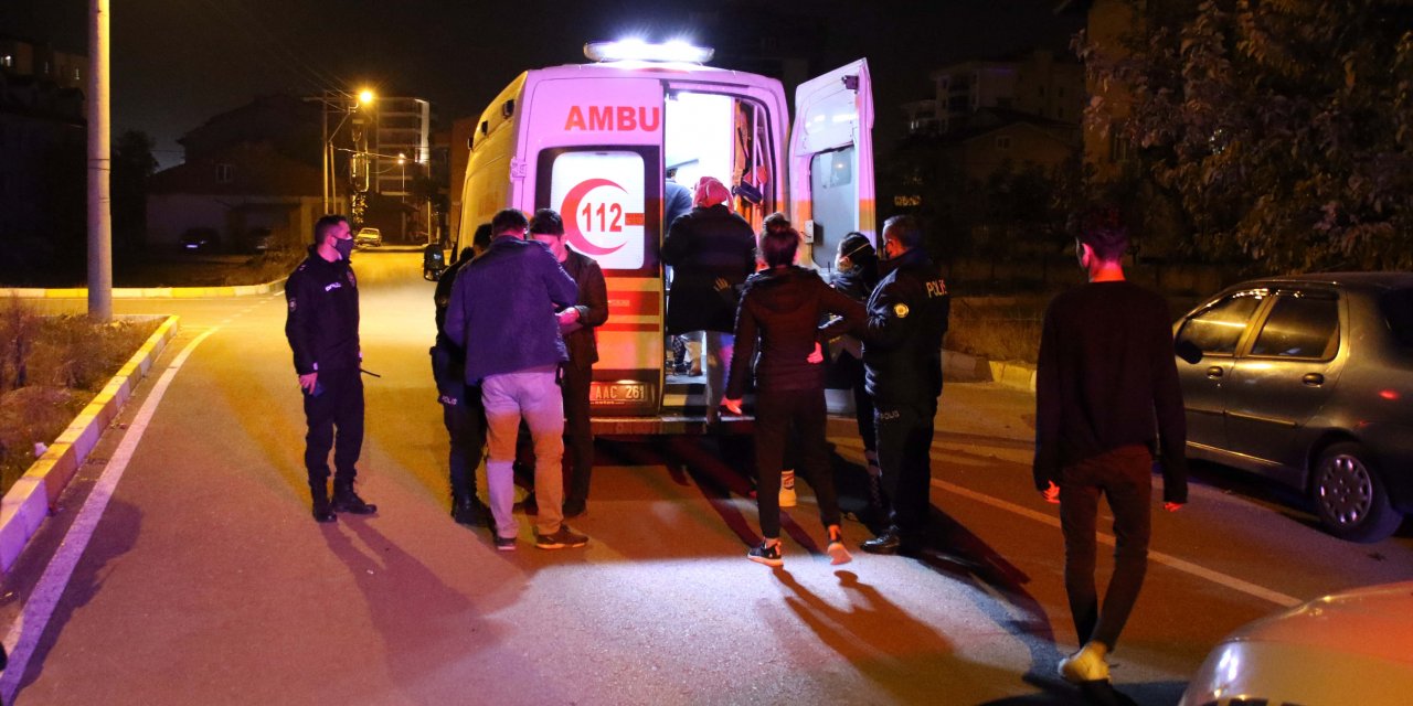 Kısıtlamada bıçaklı kavga! 1 kişi yaralandı 4 kişiye ceza yazıldı