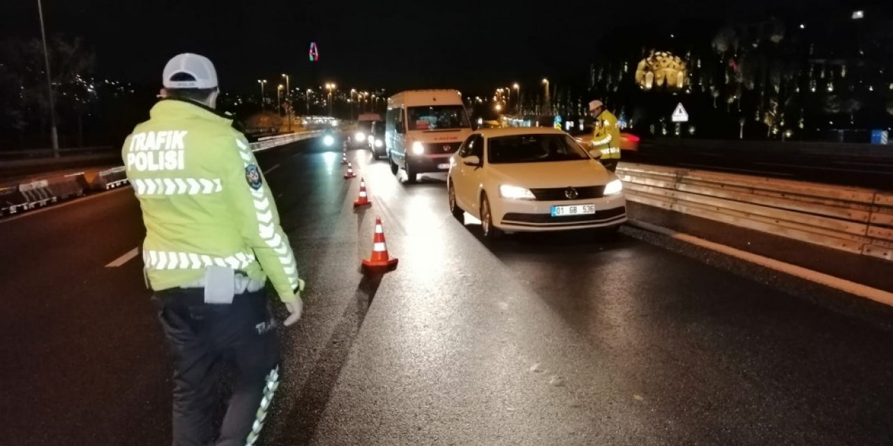 Kısıtlamayı ihlal eden sürücünün 'Babam hasta' yalanı tutmadı