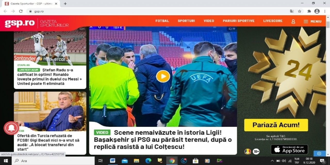 Başakşehir’e yapılan ırkçı saldırı Avrupa basınının gündemine oturdu