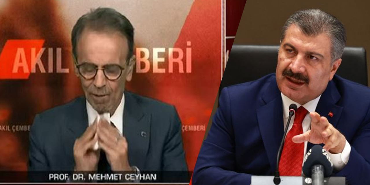 Canlı yayında rahatsızlanan Prof. Ceylan'ın durumuyla ilgili bilgi Bakan Koca'dan geldi