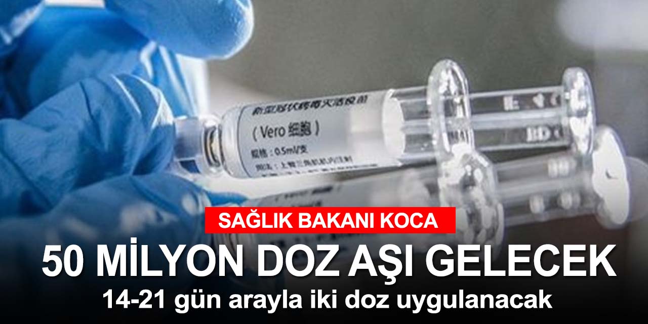 Koca'dan aşı uyarısı! İddialara itibar etmeyelim