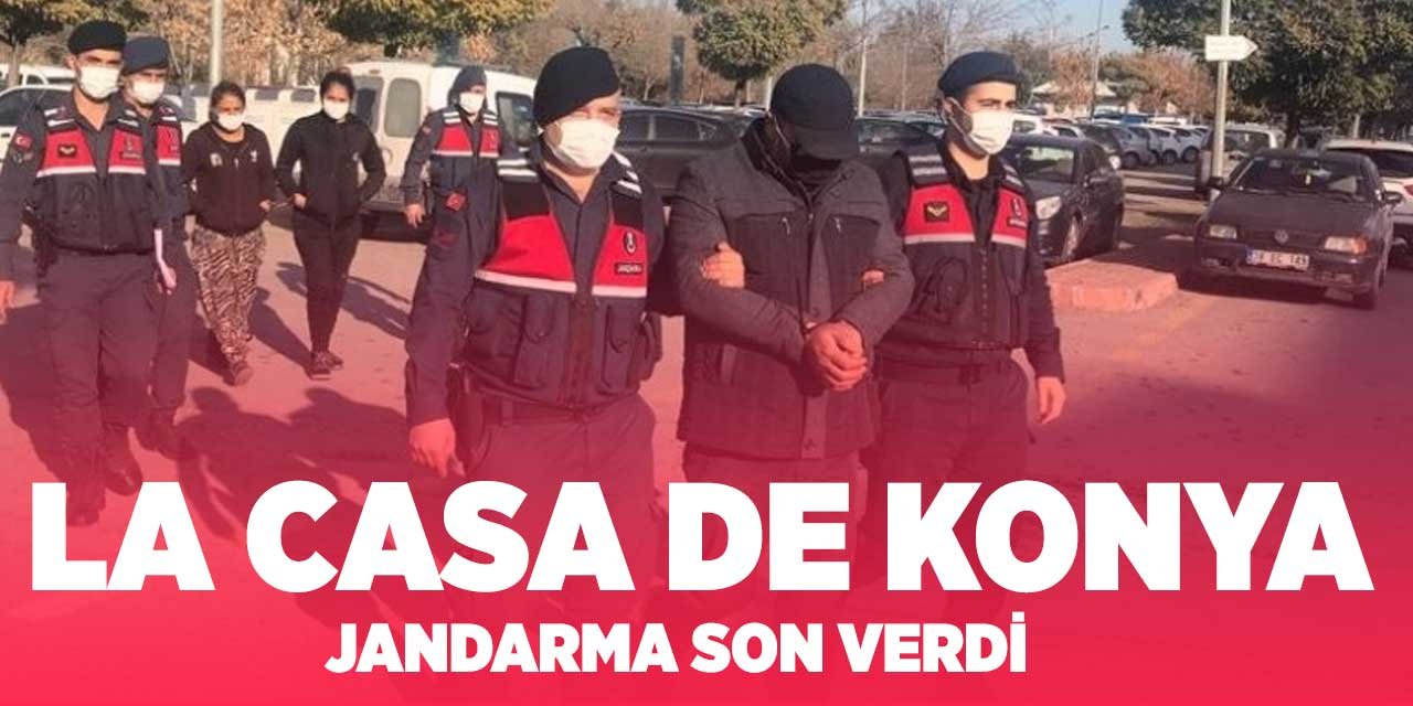 Jandarma Konya Altınekin'i şoka sokan hırsızları kıskıvrak yakaladı! Milyonluk soygunun failleri ele geçirildi