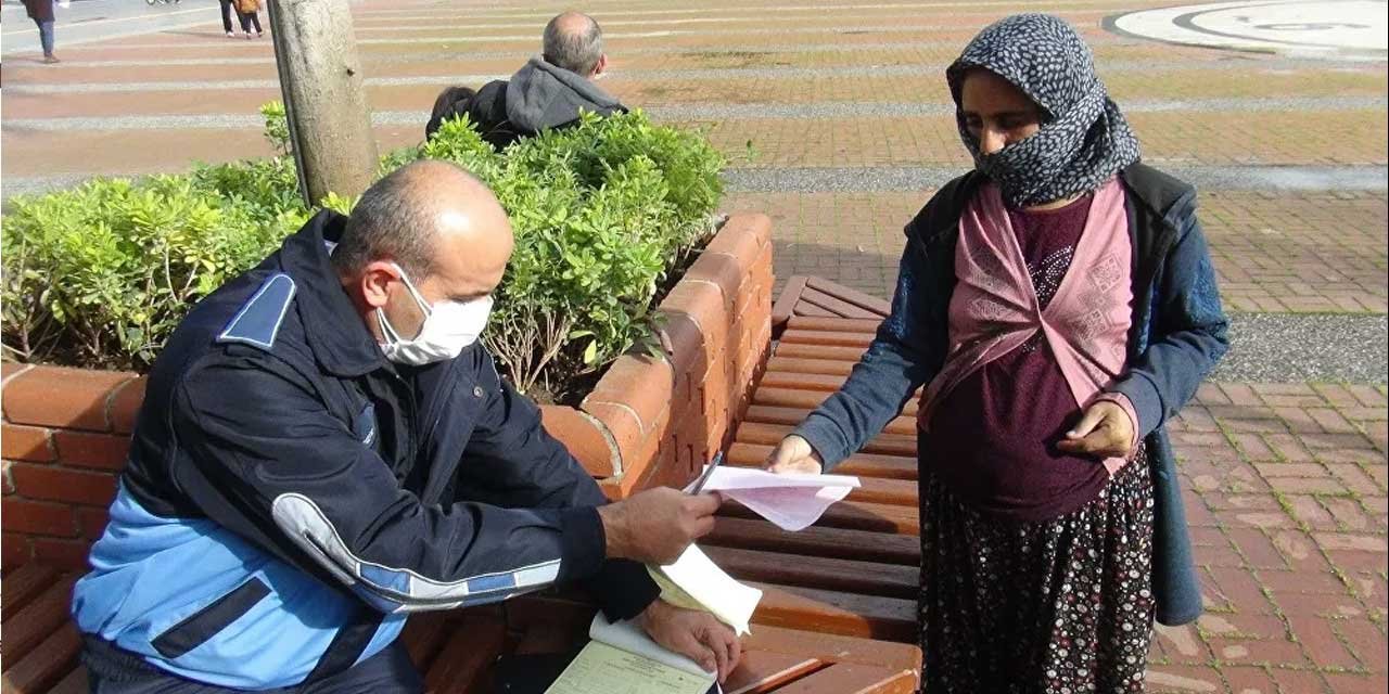 Maskesiz yakalanan dilenci 'Karnımı zor doyuruyorum" dedi