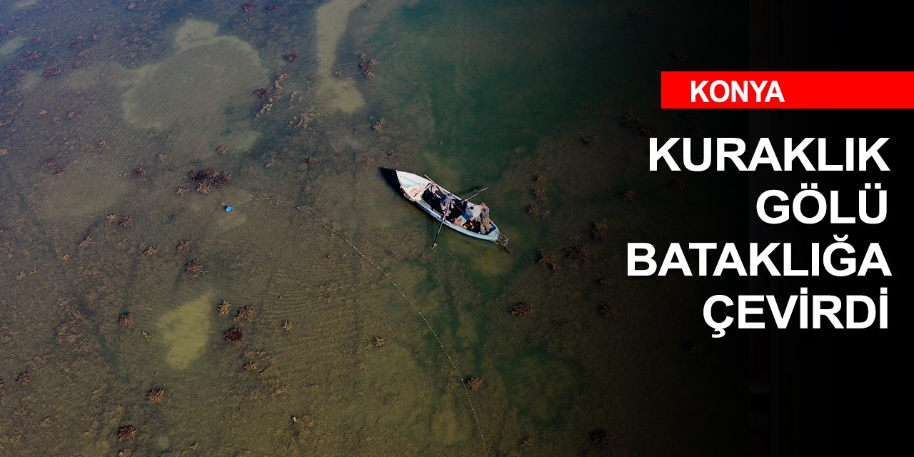 Konya'da kuraklık gölleri vuruyor! Suğla'da oluşan yuvarlak bataklıklar korkuttu