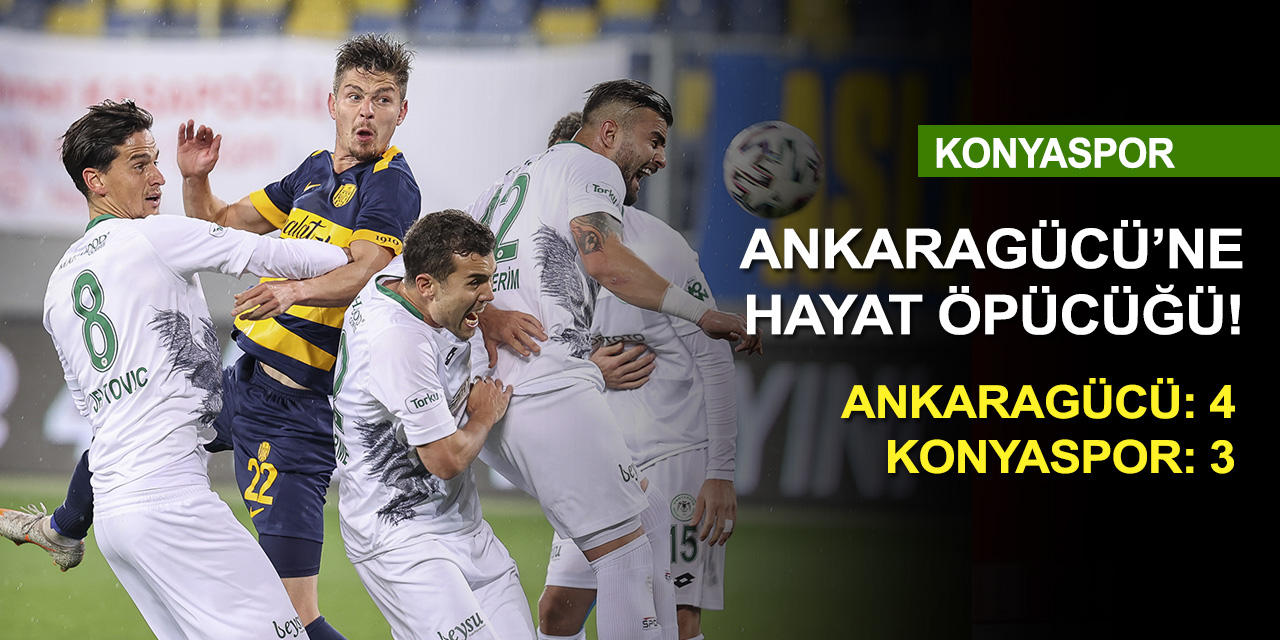 Konyaspor lig sonuncusu Ankaragücü'ne boyun eğdi