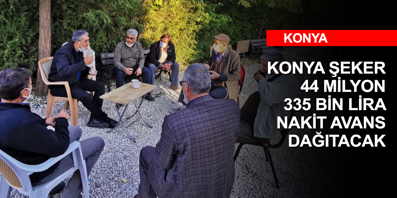 Konya Şeker'den nakit avans açıklaması!