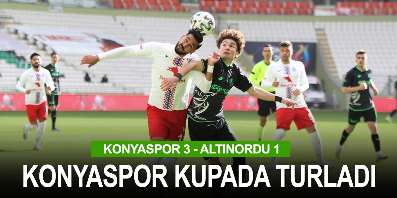 Konyaspor Ziraat Türkiye Kupası'nda son 16 turunda