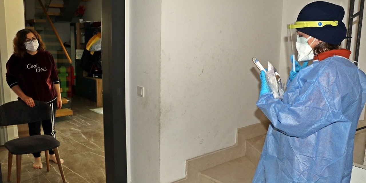 Kapı kapı dolaştılar! Vaka sayısı yüzde 55 düştü