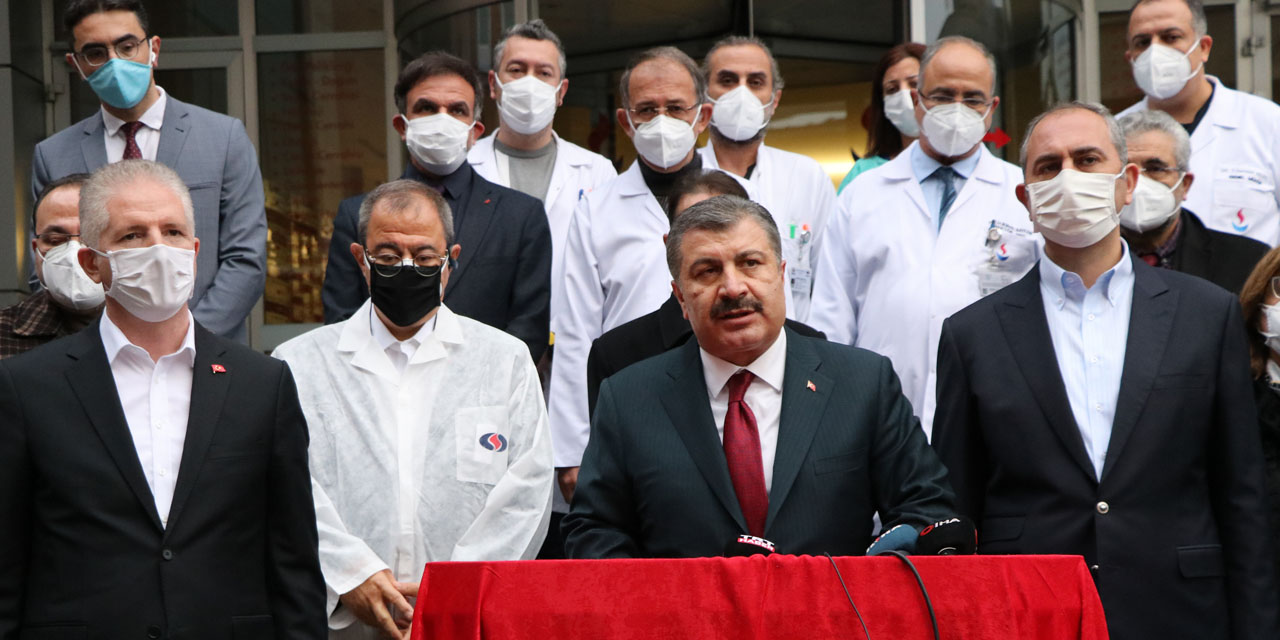 Bakan Koca'dan sondakika açıklaması! Kovid-19 yoğun bakımındaki yangın cihazdan