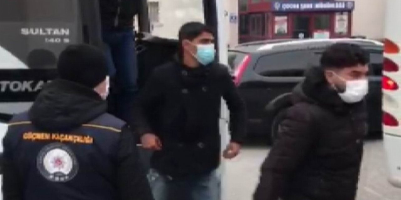 Konya Köprübaşı'nda 51 kaçak göçmen yakalandı