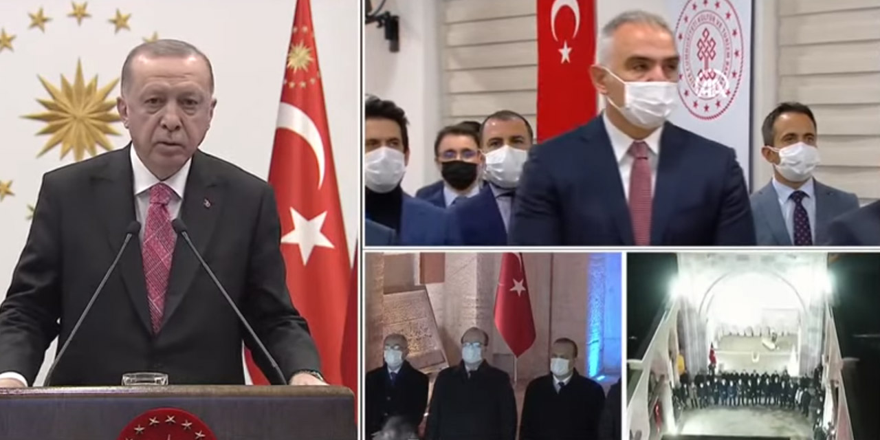 Cumhurbaşkanı Erdoğan Konya Bursa ve  Tunceli’deki müze açılışlarını yaptı