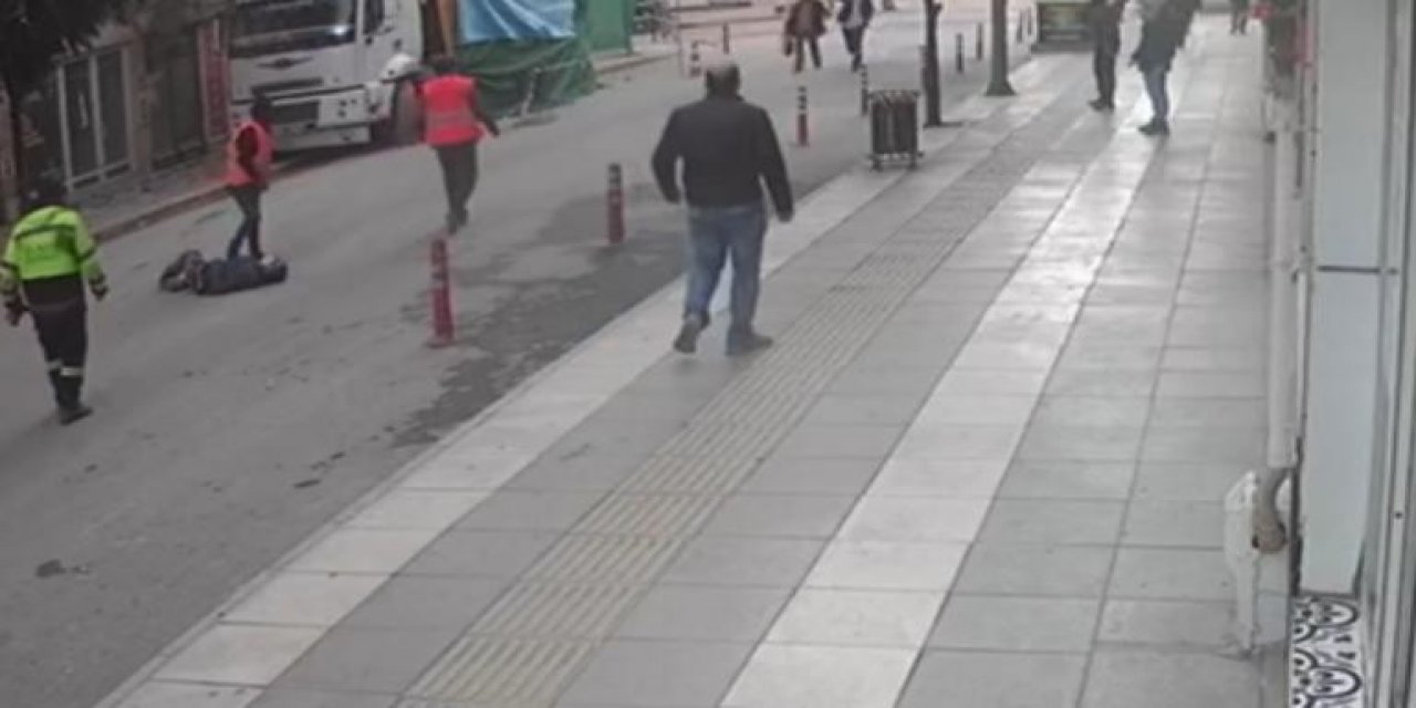 Deprem anında panikle pencereden atladı