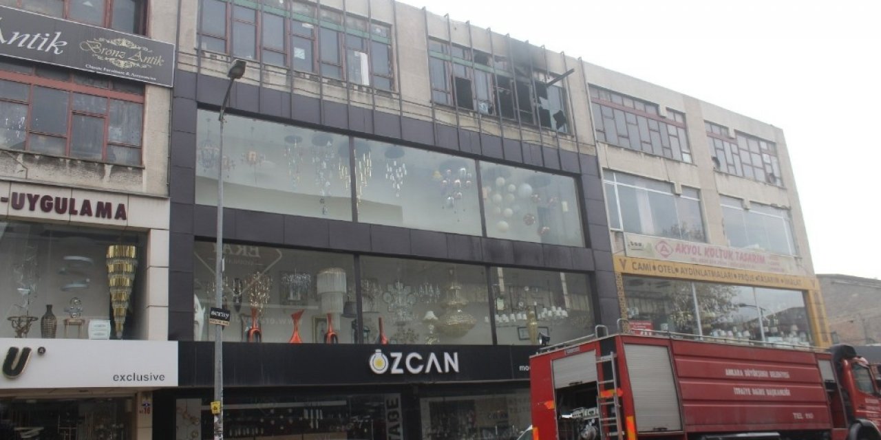 Başkent’te döküm atölyesinde çıkan yangın korkuttu