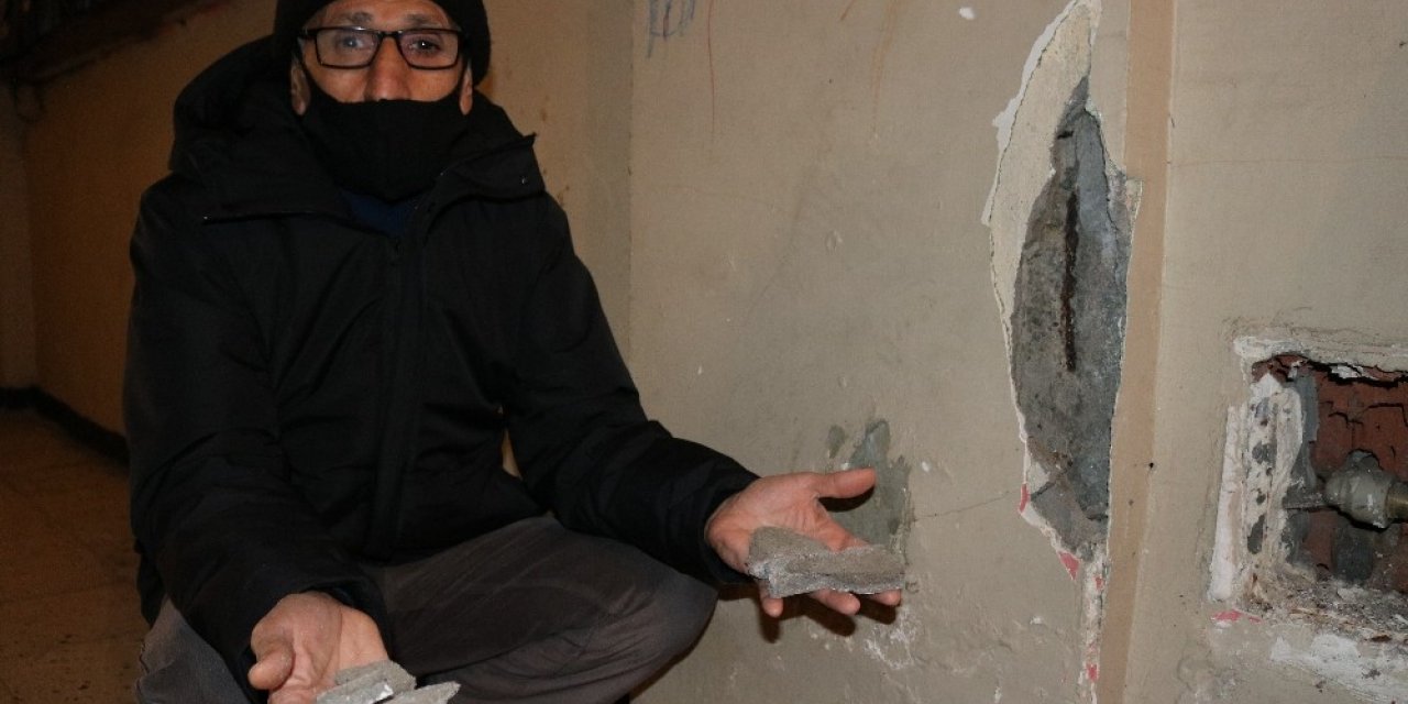 Diyarbakır’da 8 katlı bir binanın sakinleri diken üstünde: Geceyi sokakta geçirdiler