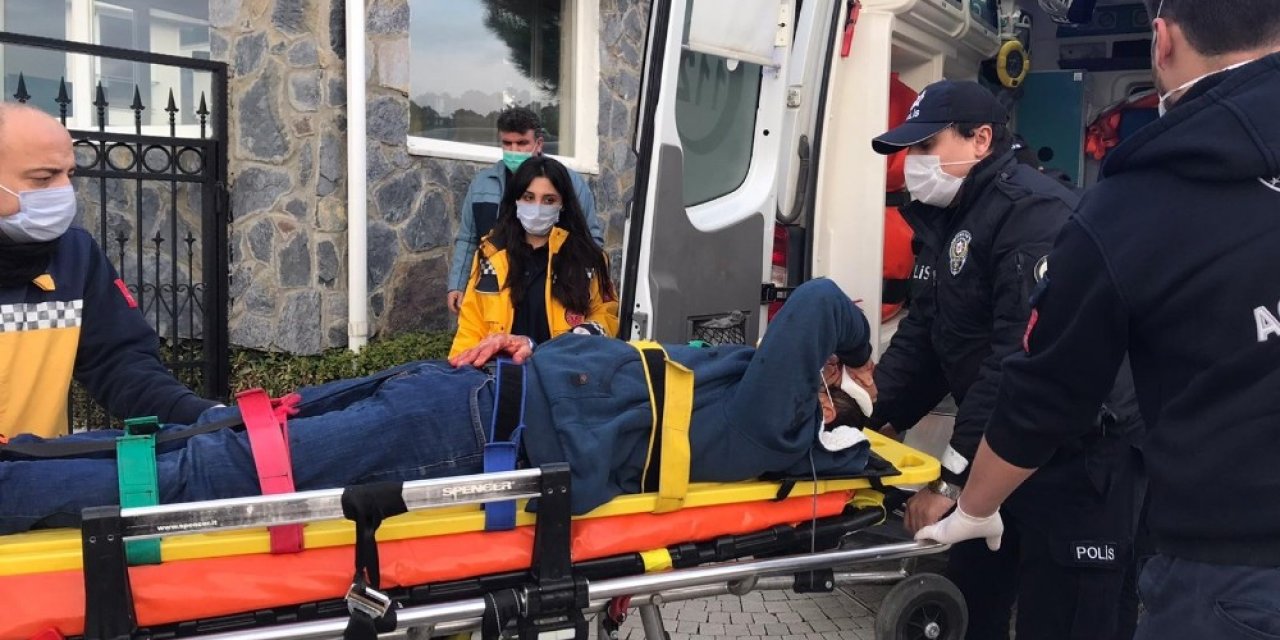 Sokağa çıkma kısıtlamasında site sakini ve güvenlik arasında çıkan kavga kanlı bitti