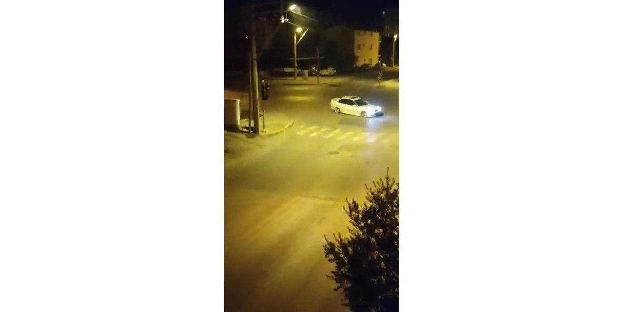 Kısıtlamanı  bittiği ilk dakikalarda drift yapmaya çıktı