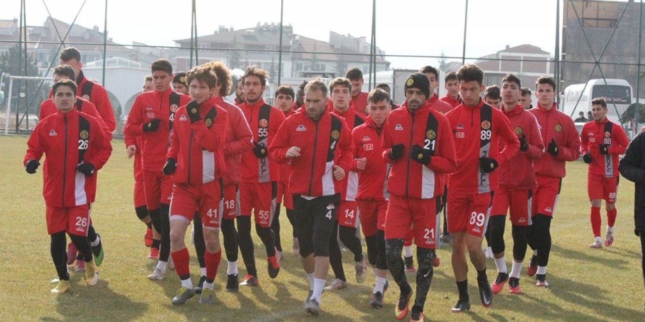 Eskişehirspor’da Bursaspor deplasmanı öncesi son antrenman