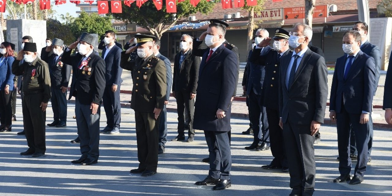 Tarsus’un Kurtuluş Günü sade bir törenle kutlandı