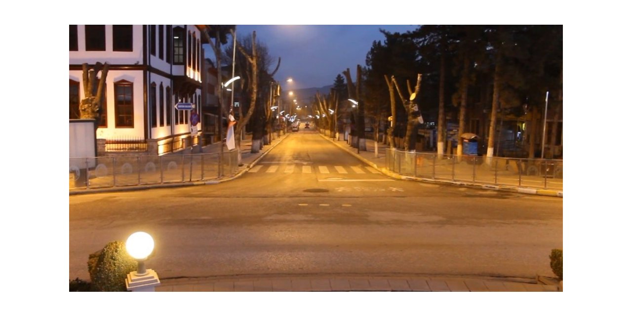 Çankırı’da cadde ve sokaklar sessiz kaldı