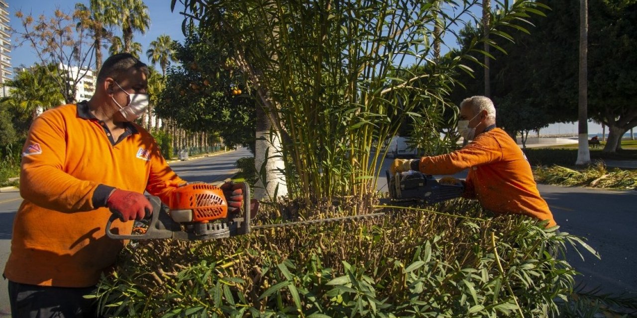 Büyükşehir Belediyesi ekipleri, iki günlük yasakta da sahadaydı