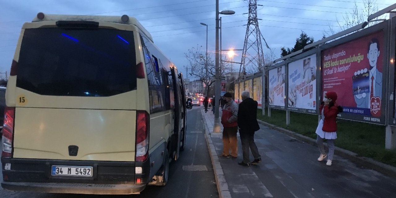 Esenyurt’ta minibüste yine aynı manzara