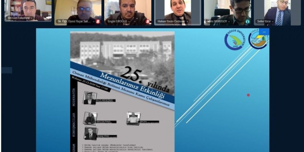 Kamu çalışanları mezunları 25. yıl kutlamalarında bir araya geldi