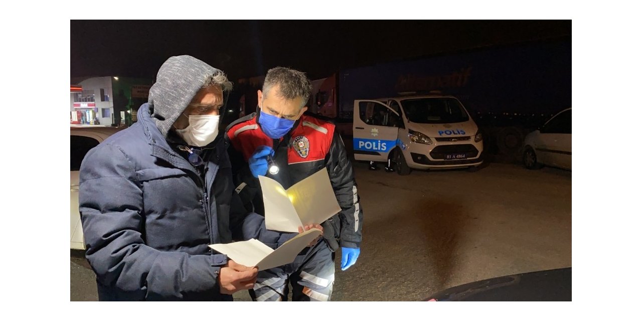 Düzce’de kısıtlama kurallarına uymayan 107 kişiye 337 bin 50 lira ceza